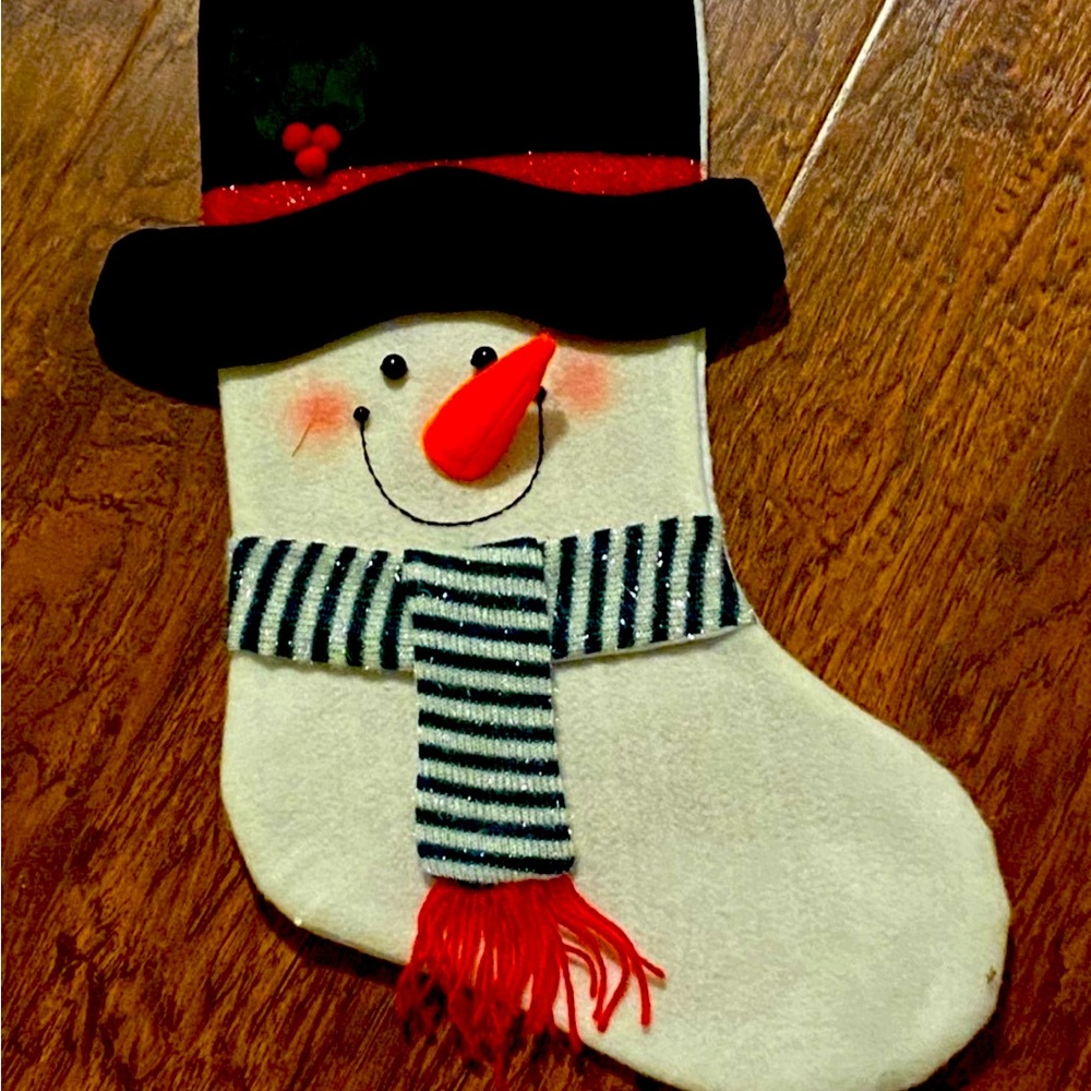 Snowman Christmas Stocking